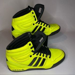 Adidas Originals Court Attitude Electric Lime Sz 12 Shoes